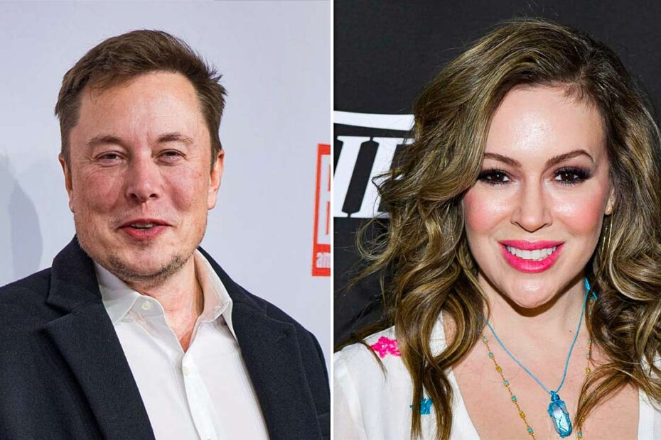 Elon Musk joins Twitter to mock Alyssa Milano's latest political stunt
