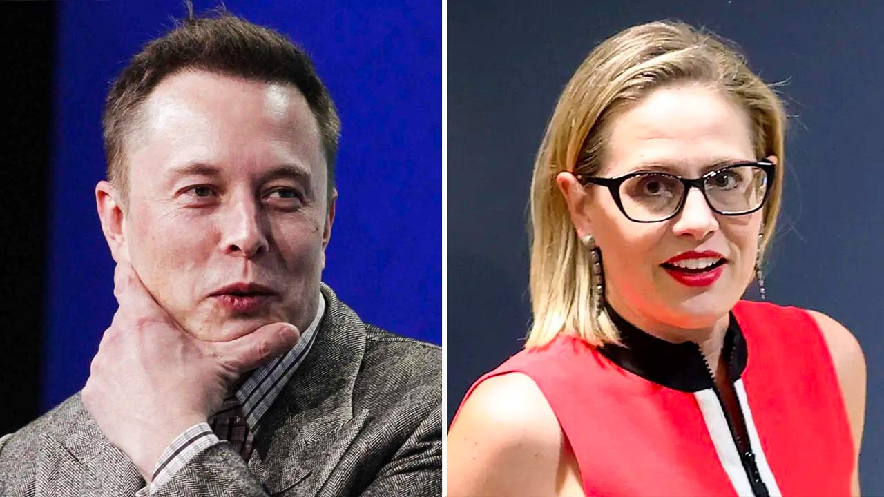 Elon Musk praises Kyrsten Sinema for leaving the Democratic Party