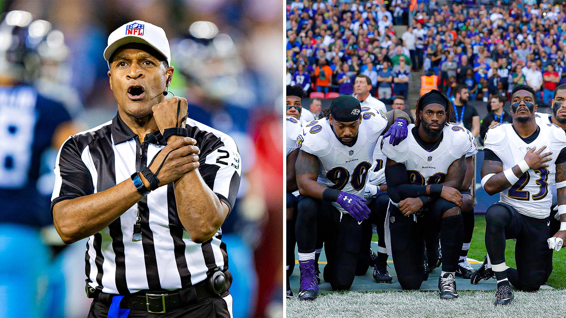 NFL Referees Eject 4 NFL Players For Kneeling During National Anthem