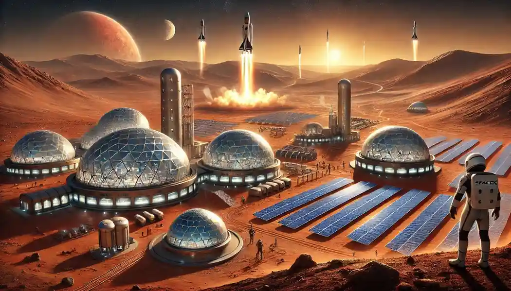 "Welcome to Mars," Elon Musk tweeted on X.