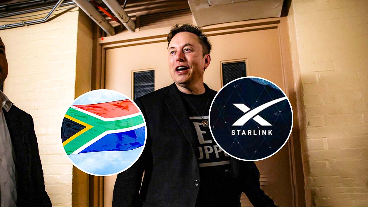 SpaceX Starlink has been stopped in South Africa because Elon Musk is white, and therefore, he said