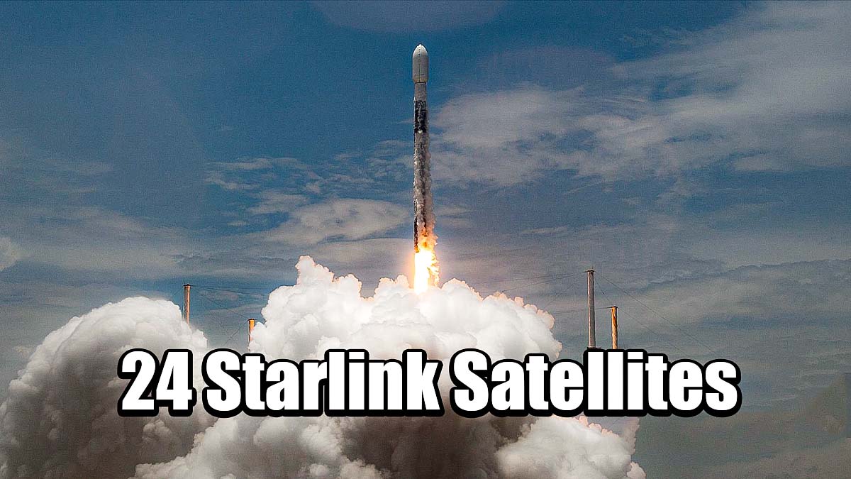 SpaceX's Falcon 9 just launched 24 Starlink satellites, which will take time to become fully operational
