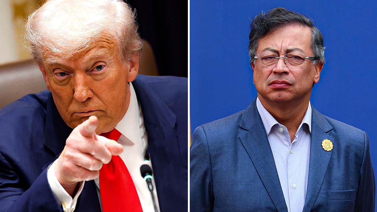 Trump called Petro an "illegal drug leader" and "lunatic," accusing him of turning Colombia into a "drug-manufacturing machine"